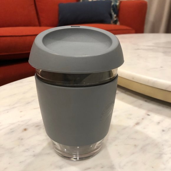 Vintage Net Zero glass with silicone lid (12 oz) - Picture 2 of 6